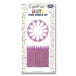 Meilleur prix 🧨 Clairefontaine Bougies Anniversaire Bougies D'anniversaire - Rayée Rose/blanc 😍