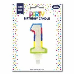 Grosses soldes 🤩 Clairefontaine Bougies Anniversaire Bougie Chiffre "Pailletée" - Numéro 1 😍