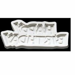 Tout neuf 🔥 La Boutique D'Isacrea MOULE SILICONE ECRU 14*6cm : Happy 🥳 Birthday (01) 🎁