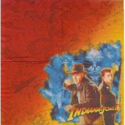 Meilleure affaire 💯 Serviette Anniversaire 4 Serviettes En Papie Indiana Jones Format Lunch Decoupage Decopatch 1LUN2432 Hallmark 🧨