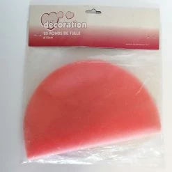 De gros 💯 La Mine D Or Déco Anniversaire 25 Ronds De Tulle De 23 Cm De Diamètre - Décoration Accessoire 🎉