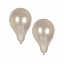 Meilleure vente ❤️ Ballon Baudruche Ballon "Metallic" - Diamètre : 250 Mm - Argent - Papstar 👏