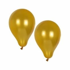 Vente flash ⭐ Ballon Baudruche Ballon "Metallic" - Diamètre : 250 Mm - Or - Papstar 😍