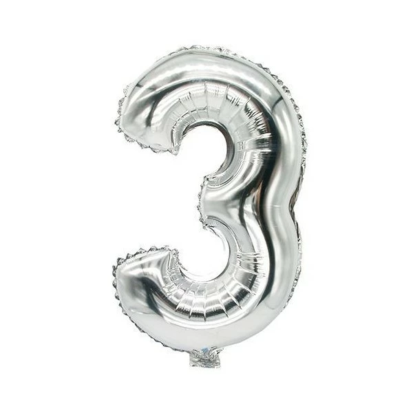 Grosses soldes âš Ballon Aluminium Ballon En Film "Chiffres" - Chiffre : 3 - Argent - Papstar đ 1 Grosses soldes âš Ballon Aluminium Ballon En Film "Chiffres" - Chiffre : 3 - Argent - Papstar đ