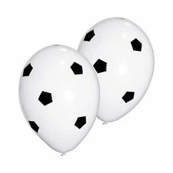 De gros 😉 Ballon Baudruche Ballons Gonflables "Soccer" - Noir/blanc - Papstar 👍