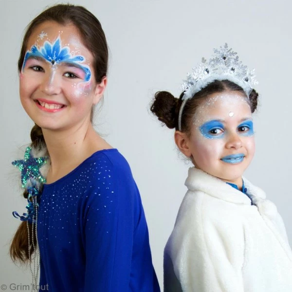 Sortie 😉 Grim Tout Kit Maquillage Enfant Palette De Maquillage Grim'Tout - Sans Paraben - Reine Des Neiges - 9 Fards, 1 Pinceau 🌟 4 Sortie 😉 Grim Tout Kit Maquillage Enfant Palette De Maquillage Grim'Tout - Sans Paraben - Reine Des Neiges - 9 Fards, 1 Pinceau 🌟 – Image 4