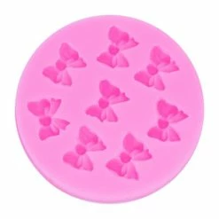 Tout neuf ❤️ La Boutique D'Isacrea MOULE SILICONE ROSE 8cm : Noeud Papillon (01) ⭐