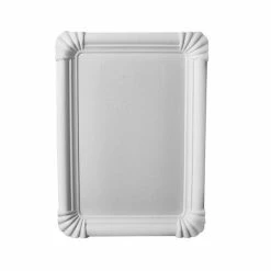 De gros ⭐ Assiettes En Carton "pure" Rectangle 165x230mm - Blanc - Papstar 😀