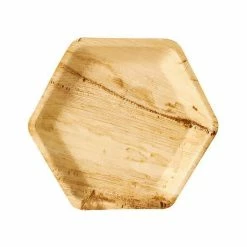 Promo 😉 Assiettes En Feuille De Palme "pure" - 235 X 30 Mm - Papstar 😀