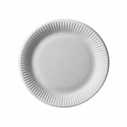 Le moins cher 🔔 Assiettes En Carton "pure" - Rond 230 Mm - Blanc - Papstar ⌛