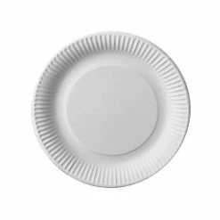 Acheter 🎉 Assiettes En Carton "pure" - Rond 230 Mm - Blanc - Papstar 🧨