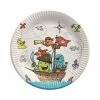 Meilleur prix 🔔 Assiettes En Carton "Pirates" - Rond 230 Mm - Papstar 💯