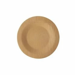 Meilleur prix 🌟 Assiettes En Bambou "pure" - Rond 180 Mm - Papstar 🔔