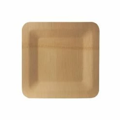 Vente flash 👍 Assiettes En Bambou "pure" - Carré 230x230 Mm - Papstar 😍