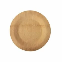 Meilleur prix 🥰 Assiettes En Bambou "pure" - Rond 230 Mm - Papstar 🥰