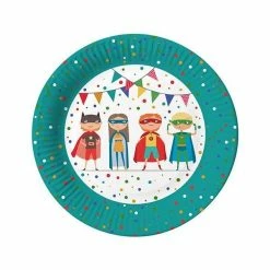 Acheter 💯 Assiettes En Carton "Super Héros" - Rond 230 Mm - Papstar 🛒