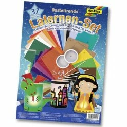 Meilleur prix ✨ Folia Lanterne Papier Set De Bricolage Pour Lanternes - 37 Pièces ✔️