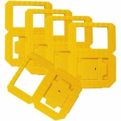 Coupon 👏 Folia Lanterne Papier Lampions Prédécoupés, Grand, Rectangulaire - Jaune 🤩