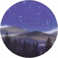 Meilleure vente 🔔 Folia Lanterne Papier Découpes De Papier Transparent - Diam. 168 Mm - Nuit 🔥