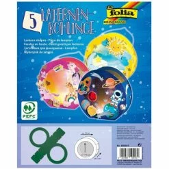 Meilleure affaire 🎉 Folia Lanterne Papier Lampions Prédécoupés, Cartonnés - Vert Sapin 🥰