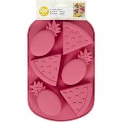 Acheter 🌟 Wilton Moule Silicone Moule à Gâteaux Fruits - Ananas Pastèque ModèleCKW 💯