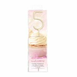 Meilleure affaire ✨ ScrapCooking Bougies Anniversaire Bougie Magique 17,5 Cm - Chiffre 5 👍