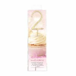 Sortie ✔️ ScrapCooking Bougies Anniversaire Bougie Magique 17,5 Cm - Chiffre 2 🎁