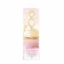 Meilleure vente 💯 ScrapCooking Bougies Anniversaire Bougie Magique 17,5 Cm - Chiffre 8 💯