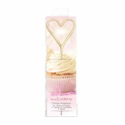 Coupon 🔔 ScrapCooking Bougies Anniversaire Bougie Magique 18 Cm - Coeur 🧨