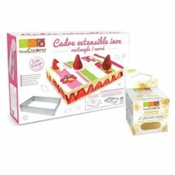 Les meilleures critiques de 😍 ScrapCooking Cadre Pâtisserie Cadre à Pâtisserie Extensible Rectangle + Paillettes Dorées 🎁