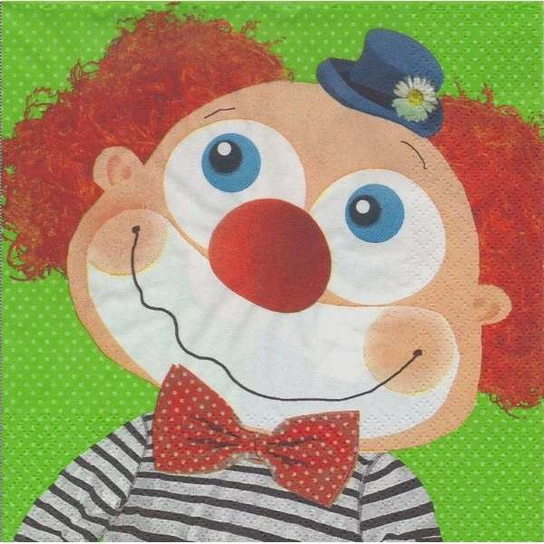 Acheter đ€© Serviette Anniversaire 4 Serviettes En Papier Clown Cirque Format Lunch Decoupage Decopatch 1210-12024 AvantGarde â 1 Acheter đ€© Serviette Anniversaire 4 Serviettes En Papier Clown Cirque Format Lunch Decoupage Decopatch 1210-12024 AvantGarde â