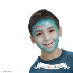 Promo 🧨 Grim Tout Pochoir Maquillage Adhésif Grim'tout - Reine Des Neiges 🔔 -Maquillage Soldes unnamed file 133