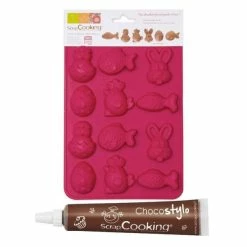 Les meilleures critiques de 🛒 ScrapCooking Moule Silicone Moule Chocolats De Pâques + 1 Stylo Chocolat 🥰