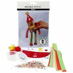 De gros 🎉 Creativ Company Kit Activité Manuelle Mini Kit Créatif Pour Enfant Spécial Recyclage - Clown ✨