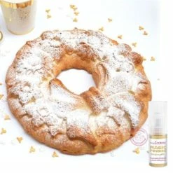 Le moins cher 💯 ScrapCooking Moule Silicone Moule à Gâteau Silicone Couronne + 1 Poudre Alimentaire Irisée Dorée 💯