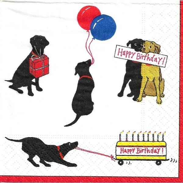 Top 10 🤩 Serviette Anniversaire 4 Serviettes En Papier Chien Cadeau Anniversaire Format Cocktail Decoupage Decopatch Caspari 🌟 1 Top 10 🤩 Serviette Anniversaire 4 Serviettes En Papier Chien Cadeau Anniversaire Format Cocktail Decoupage Decopatch Caspari 🌟