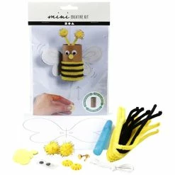 Vente flash 👍 Creativ Company Kit Activité Manuelle Mini Kit Créatif Pour Enfant Spécial Recyclage - Abeille 🥰