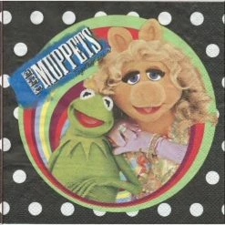 Budget ✨ Serviette Anniversaire 4 Serviettes En Papier The Muppets Format Lunch Decoupage Decopatch 1120902 Decorata Party 😉