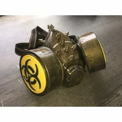 Promo ❤️ BLACK SUGAR Masques Divers Masque Gaz Steampunk Clous Pics Métal Cyber DIY Création Gothique 🛒