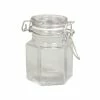 De gros 🔔 Rayher Bocal Mason Jar Bocal Avec Couvercle - Hexagone ⭐