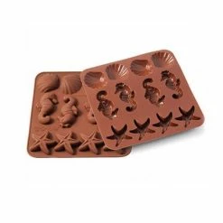 De gros 🛒 Silikomart Moule Silicone Moule En Silicone - Chocolats Vie Sous-marine 🛒