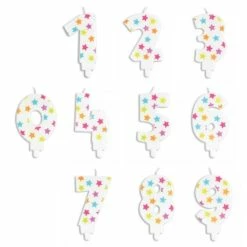 Remise 😍 ScrapCooking Party Kit 10 Bougies Anniversaire Chiffres 🌟