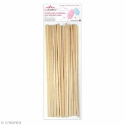 Grosses soldes ✔️ ScrapCooking Bâtonnets De 28 Cm Pour Barbe à Papa - 25 Pcs ❤️