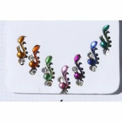 Nouveau 👍 Ethnique Création Stickers Strass Ou Bijoux De Peau Indiens, Bindis ✔️