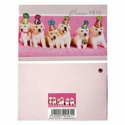 Acheter 🌟 Présentoirs Pour Bijoux Cartes Invitation Anniversaire Emballages Carte De Voeux Animaux (10 Pièces) Rose ✔️