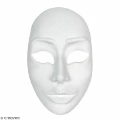 Coupon 🎉 Graine Créative Masque Fin à Décorer - Femme Venise - 13 X 22 Cm ✨