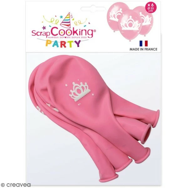 De gros 🌟 ScrapCooking Ballon Baudruche Ballons De Baudruche Princesse - 25 Cm - 6 Pcs 🤩 1 De gros 🌟 ScrapCooking Ballon Baudruche Ballons De Baudruche Princesse - 25 Cm - 6 Pcs 🤩