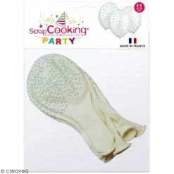 Offres ❤️ ScrapCooking Ballon Baudruche Ballons De Baudruche Rosaces Vert D'eau - 25 Cm - 6 Pcs ⭐