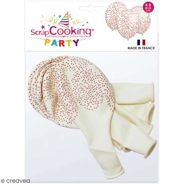 Le moins cher 💯 ScrapCooking Ballon Baudruche Ballons De Baudruche Etoiles Rouges - 25 Cm - 6 Pcs 🧨 1 Le moins cher 💯 ScrapCooking Ballon Baudruche Ballons De Baudruche Etoiles Rouges - 25 Cm - 6 Pcs 🧨