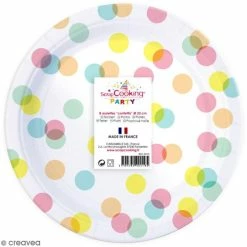 Les meilleures critiques de ✔️ ScrapCooking Assiettes Confettis Pastels 23 Cm - 8 Pcs 🎁